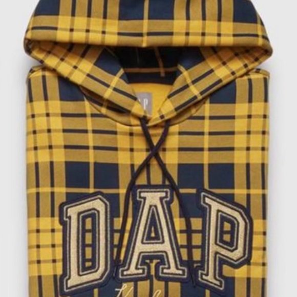 Gap x Dap Red plaid hoodie, Dapper Dan and Gap collab - Picture 4 of 4